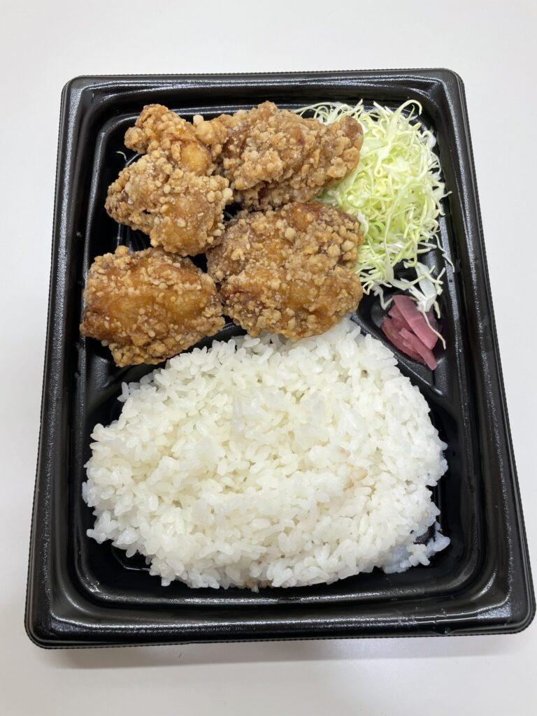 コンビニ ローソン 鶏のから揚げ弁当