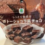 ファミマの「しっとり食感のガトーショコラ風チョコ」は8個入りで、コーヒータイムのおやつにぴったりのお菓子でした！ ガトーショコラ“風”と書かれているとおり、ケー
