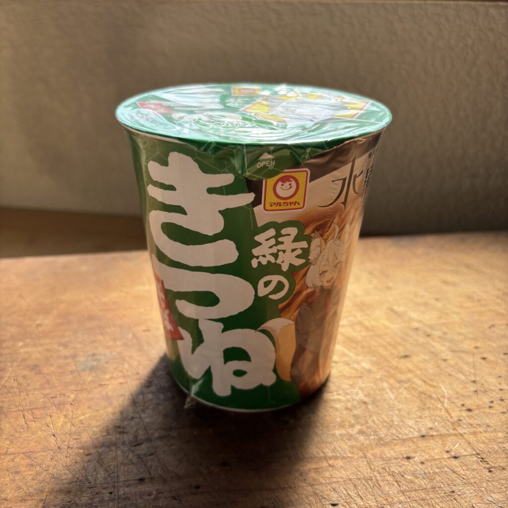【マルちゃん 緑のきつねそば】