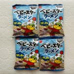 ダイソーの大型店で欲しいなと思っていた「ベビースターラーメンしお味（4個でよりどり100円税抜）」を発見。 なんと、よりどり4個で100円（税抜）の棚もあるんで