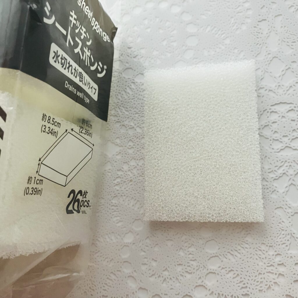 100均 ダイソー キッチンシートスポンジ