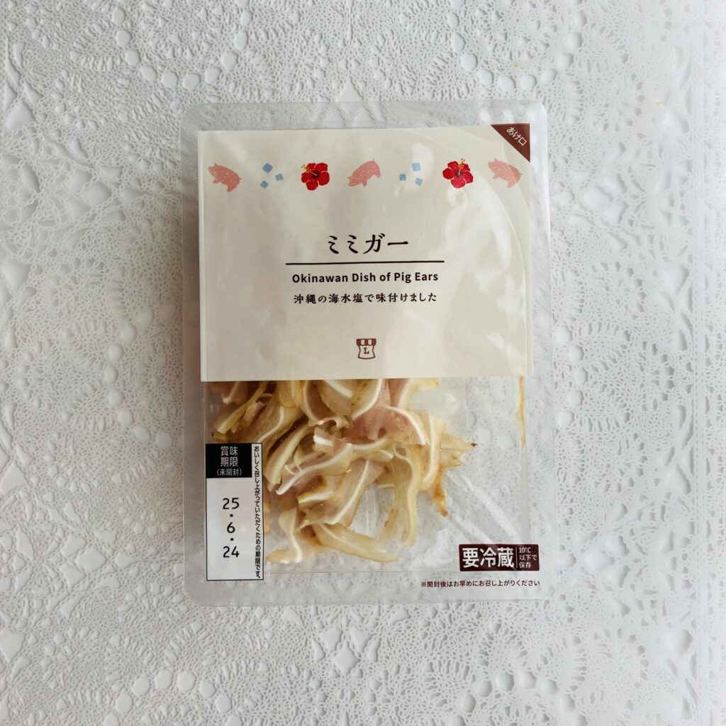 ミミガー（ぶたの耳の皮）ってロ