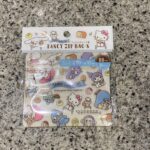 キャンドゥでみつけた【サンリオキャラクターズ　フィルムチャック袋 Sサイズ 8枚入】を買ってみました。 キャンドゥはサンリオなどのキャラクターものがかなり豊富で