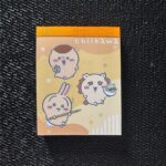 セリアに行ったら、オレンジのかわいいミニメモ帳を発見！シーサー、くりまんじゅう、うさぎが描かれたメモ帳。何の迷いもなく手に取ってしまってました。 何か？かわいい