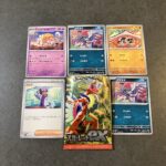 セブンイレブンで購入した「スカーレットex」パックから、「ジニア」のサポートカードを引き当てました！ このカードの魅力は、なんといっても進化ポケモンを最大2枚ま