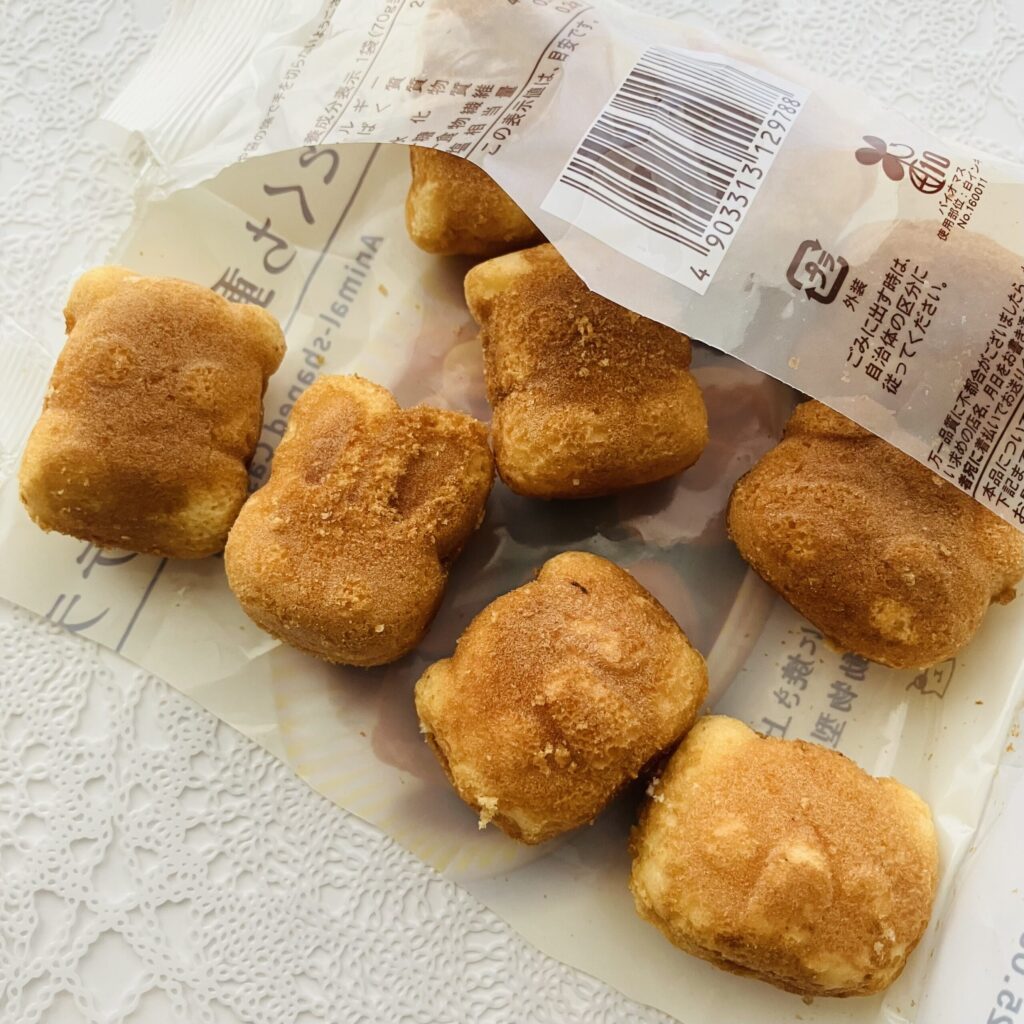 コンビニ ローソン たまごのやさしい味わい動物カステラ