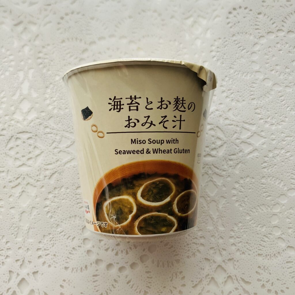 海苔の入ったお味噌汁が好きなの