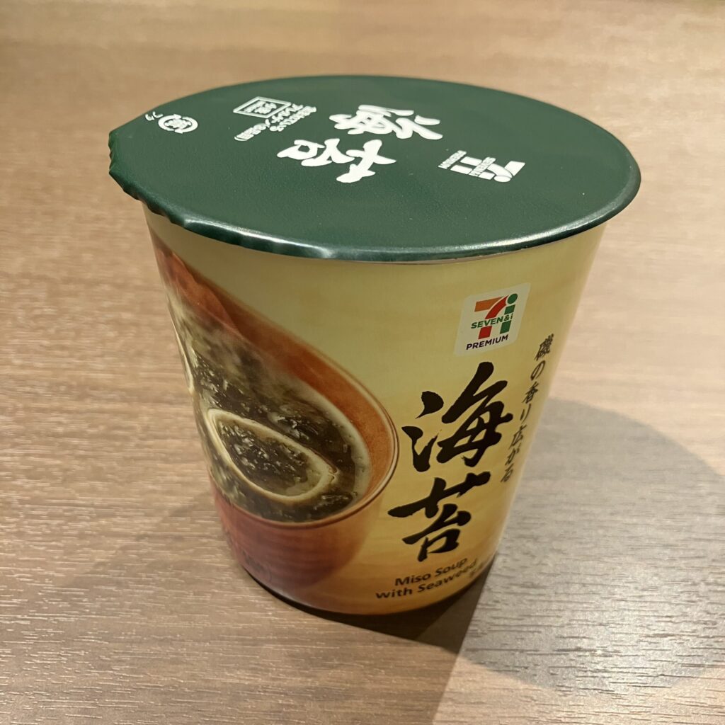 セブンイレブンの「海苔の味噌汁