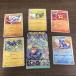 ファミリーマートで購入した「スカーレット＆バイオレット ステラミラクル」を開封してみましたが、今回は残念ながら当たり枠は引けず…。SRやRR系のキラカードは出ず