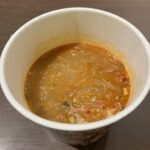 コンビニ セブンイレブン 春雨スープ担々麺味