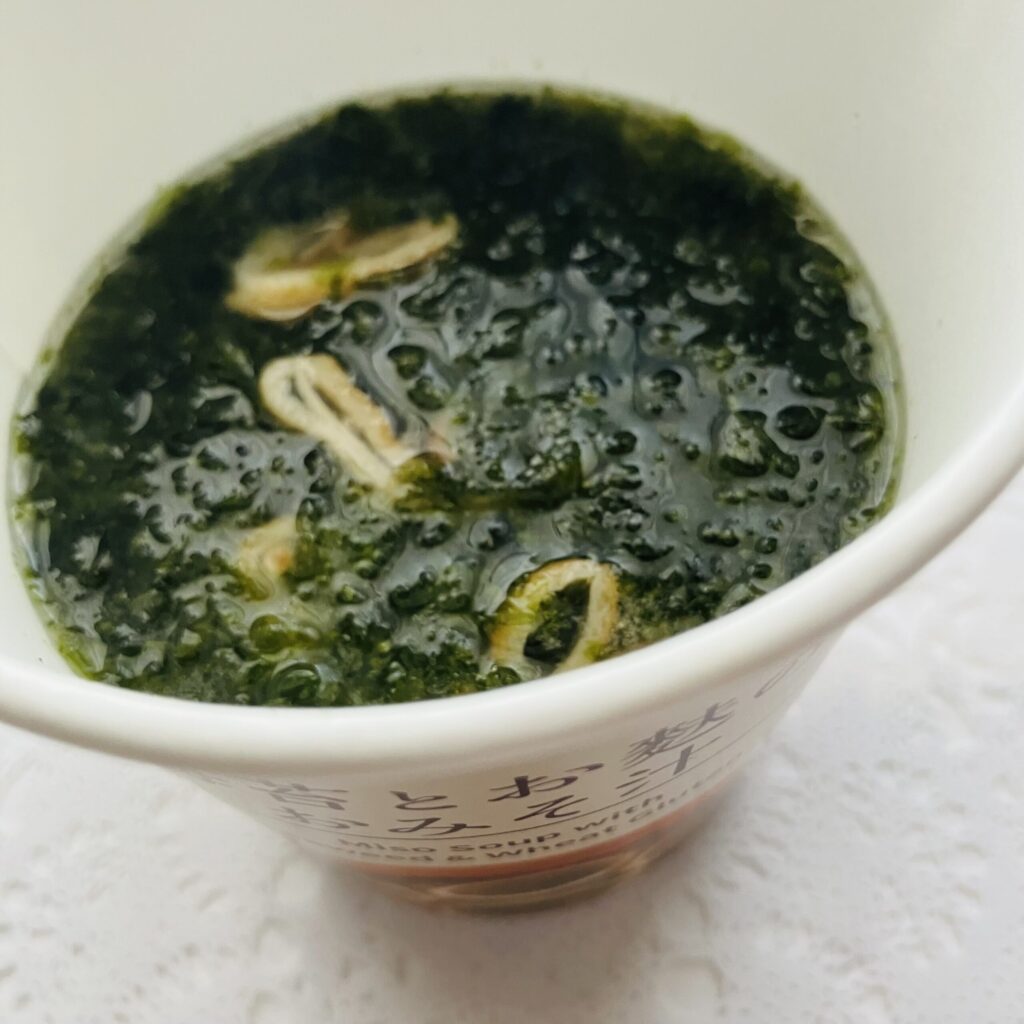 コンビニ ローソン 海苔とお麩のおみそ汁