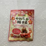 sachicoさんのレビューで知ったダイソーの【上野珍味やわらか梅まる１９ｇ】が美味しそうだったので購入してみました。 紀州産梅を練り込んだ梅干しサイズのお菓子