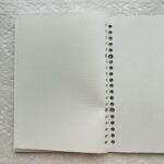 100均 ダイソー ルーズリーフパッド（Ａ５、４０枚、ニュアンスカラー、ブルー、方眼）