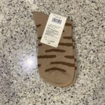 100均 セリア レディースソックスショートクルー丈立体耳ネコ柄