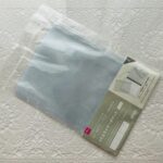 ダイソーの６リングファイルのリフィルとして購入した【スライダーポケット（スタンダード、クリア、Ａ５、２枚）】 サイズは、14.8cm × 0.7cm × 20.