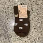 100均 ダイソー レギュラーソックス（ハイゲージ・ネコ・うさぎ柄）