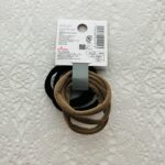 100均 ダイソー 洗えるヘアゴム（ベーシック）６Ｐ