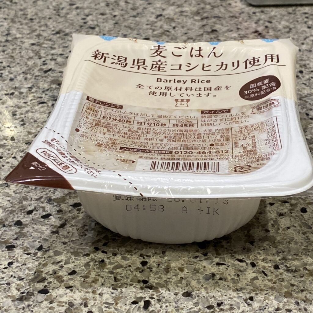 コンビニ ローソン 麦ごはん新潟県産コシヒカリ使用