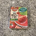 セブンイレブンの調味料コーナーでみつけた【デルモンテ 完熟あらごしトマト】を買ってみました。 まさかコンビニにトマト缶（こちらは紙パックタイプですが）まであると