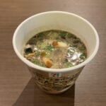コンビニ セブンイレブン 魚介とんこつスープ