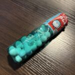 定番の【森永　ラムネ】をローソンで購入♪ ○¥100税抜 ブドウ糖を欲してたので購入しておきました。 PC作業が多いので、こちらのラムネは重宝しています。 可愛