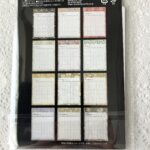 100均 セリア シートシールカレンダー大サイズマスターピースコレクション/WM