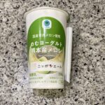 ファミリーマートのドリンクコーナーでみつけた【のむヨーグルト熊本産メロン】を買ってみました。　 先日購入して美味しかったので、リピートでの購入です。 セブンイレ