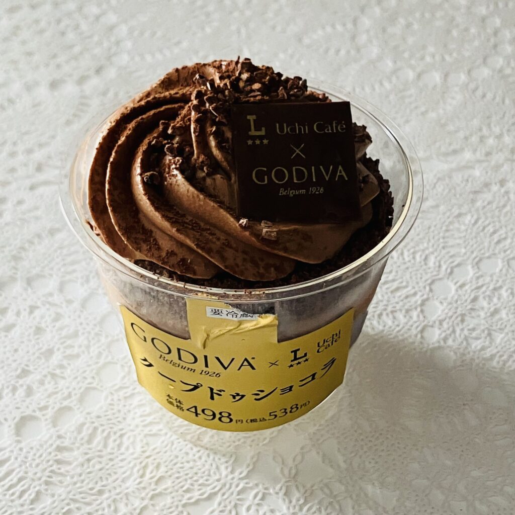 コンビニ ローソン UchiCafé×GODIVAクープドゥショコラ